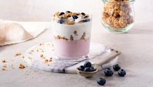 Granola with Strawberry Yoghurt