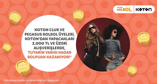 Pegasus BolBol & Koton İş Birliği