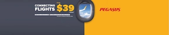 Connecting Flights Starting from $39 + Taxes
