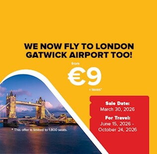 New Route;Istanbul-London,Gatwick!