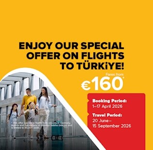 Special Offer on Flights to Türkiye