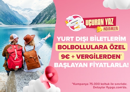 Yurt dışına 9€+ Vergilerle Başlayan Fiyatlarla Seyahat Et!