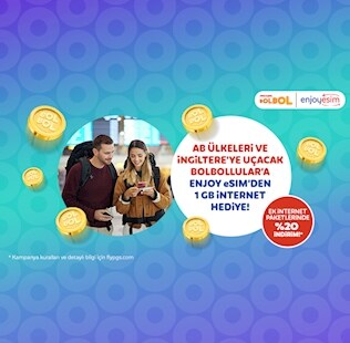 Pegasus BolBol ve Enjoy eSIM iş birliği