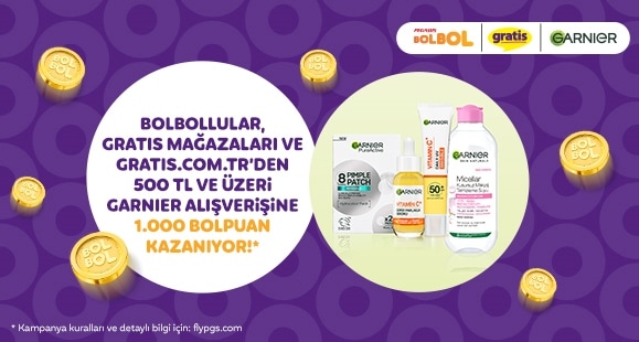 Pegasus BolBol & Garnier & Gratis İş Birliği