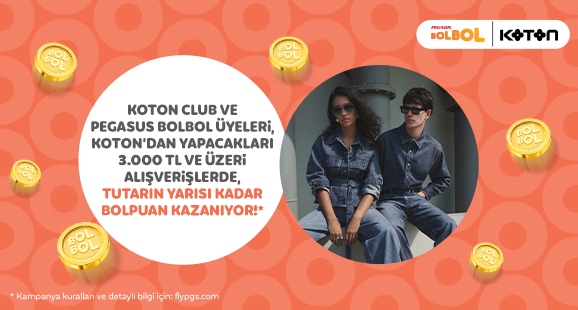 Pegasus BolBol & Koton İş Birliği