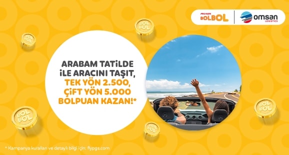 Pegasus BolBol & Arabam Tatilde İş Birliği