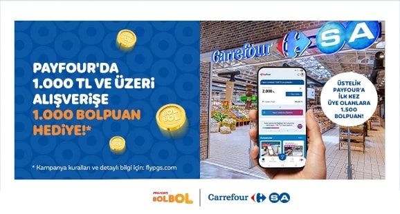 Pegasus BolBol & CarrefourSA – Payfour İş Birliği