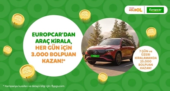 Pegasus BolBol & Europcar İş Birliği