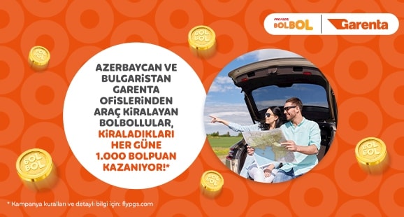 Pegasus BolBol & Garenta İş Birliği