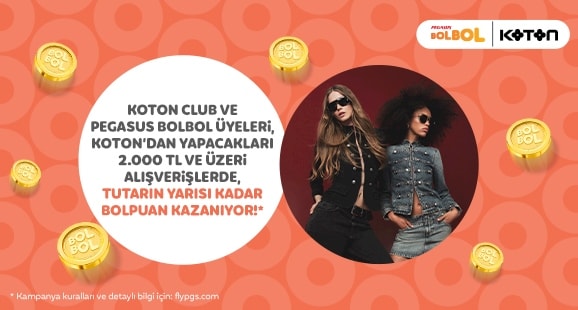 Pegasus BolBol & Koton İş Birliği