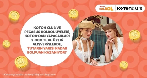 Pegasus BolBol & Koton İş Birliği