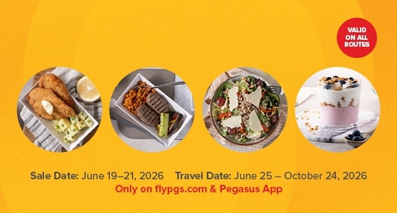 Pegasus Cafe Pre-Flight Meal Order Campaign