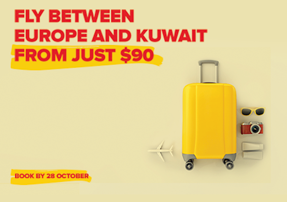 FLY BETWEEN EUROPE AND KUWAIT FROM JUST $90