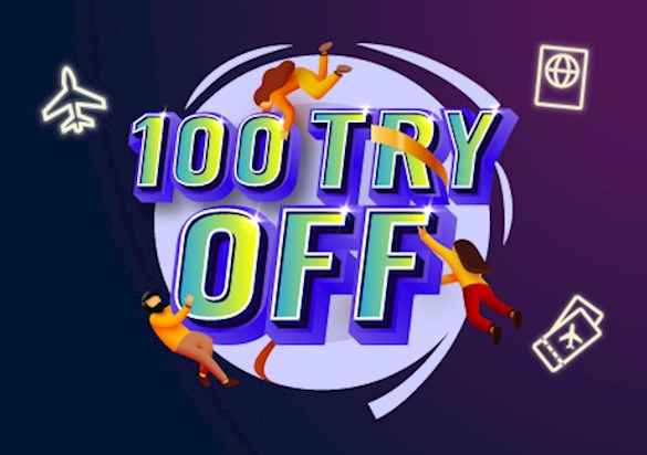 Get 100 TRY off all Turkey flights with Fly Friday!