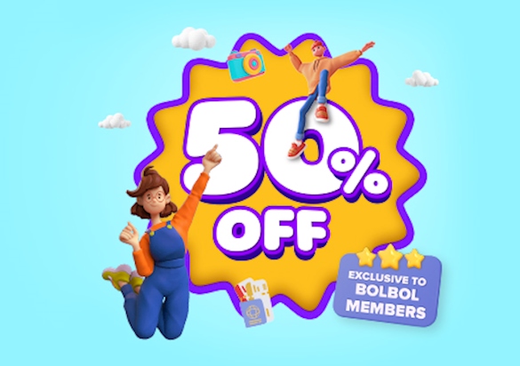 50% off International Routes!