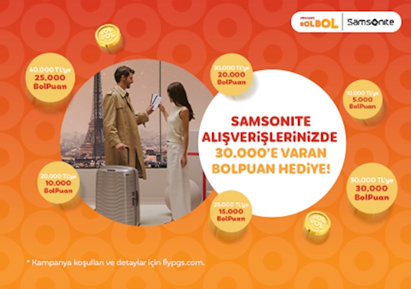 Pegasus BolBol & Samsonite İş Birliği