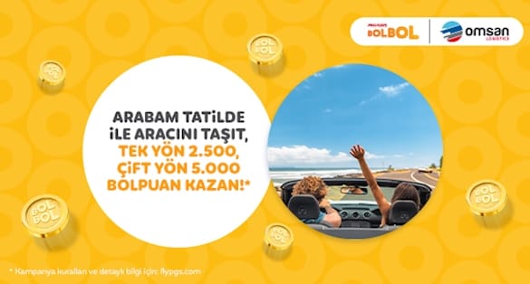 Pegasus BolBol & Arabam Tatilde İş Birliği
