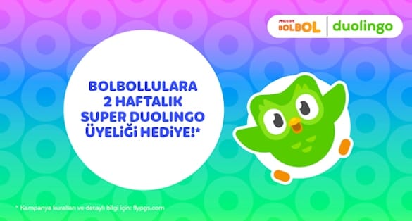 Pegasus BolBol & Duolingo İş Birliği