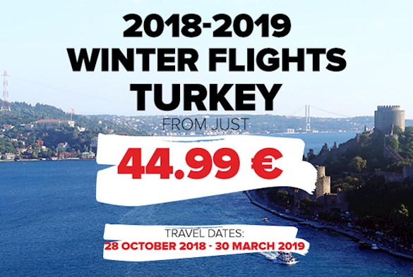 2018 - 2019 Winter Flights Are On Sale
