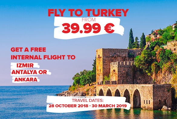 Fly From Balkans And Ukraine To Turkey From 39.99 Euro
