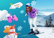 Pegasus Skiing Gear Transportation Service Discount Campaign