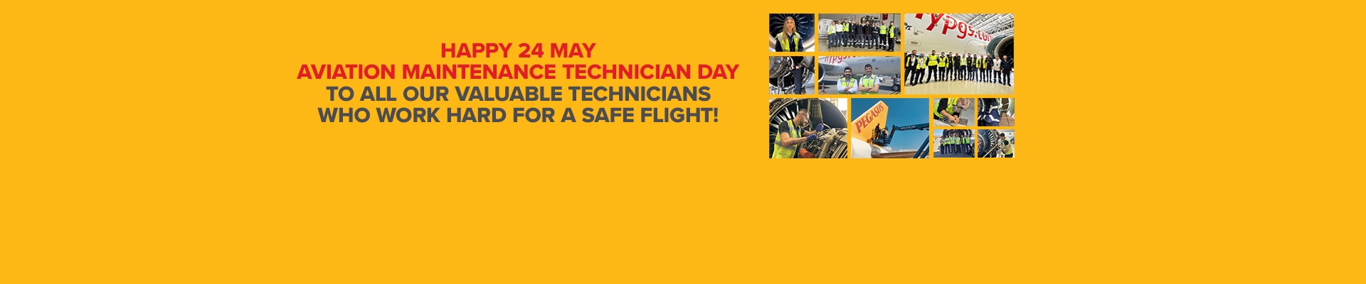 Happy 24 May Aviation Maintenance Technician Day!
