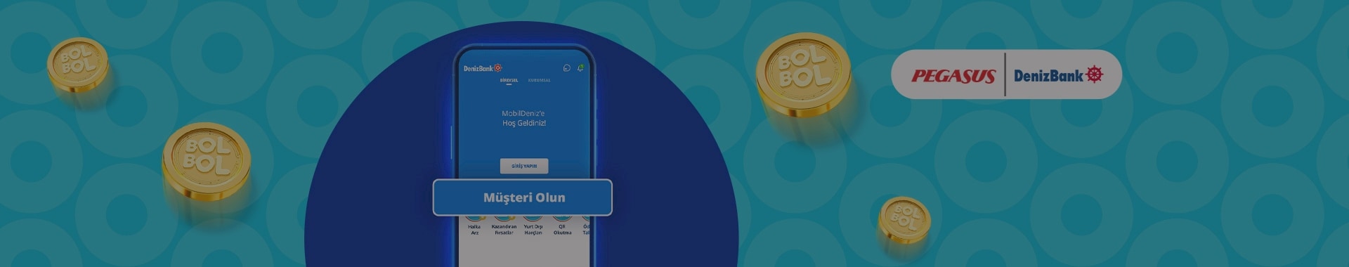 Yeni Müşterilere Özel Pegasus & DenizBank İş Birliği