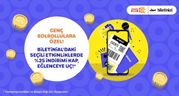 Pegasus Genç BolBol & Biletinial İş Birliği