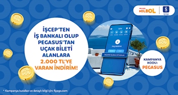 Pegasus BolBol & İş Bankası İş Birliği