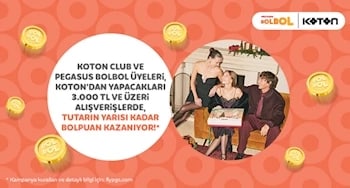 Pegasus BolBol & Koton İş Birliği
