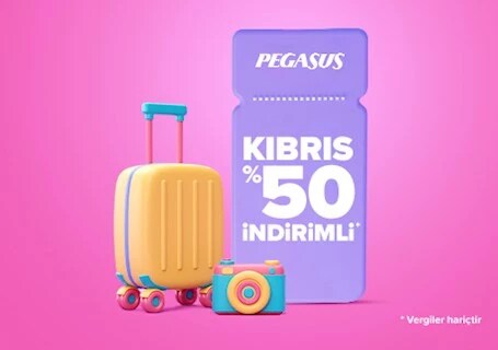 Kıbrıs’a %50 İndirimli Seyahat Et!