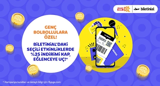 Pegasus Genç BolBol & Biletinial İş Birliği