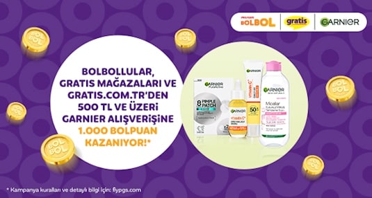 Pegasus BolBol & Garnier & Gratis İş Birliği