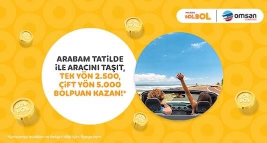 Pegasus BolBol & Arabam Tatilde İş Birliği