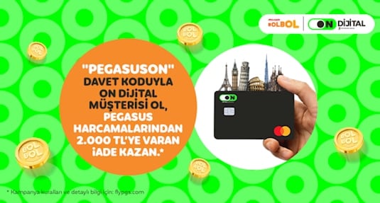 Pegasus BolBol & ON Dijital Bankacılık İş Birliği