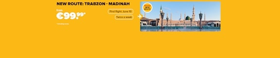 New Route;Trabzon-Madinah