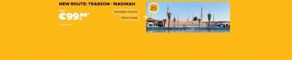 New Route;Trabzon-Madinah