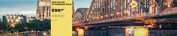 New Route; Diyarbakır-Köln!