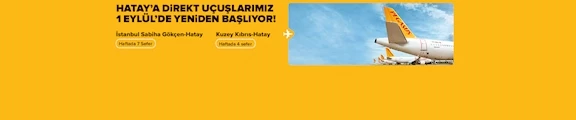 Hatay'a Direkt Uçuşlarımız 1 Eylül'de Yeniden Başlıyor!