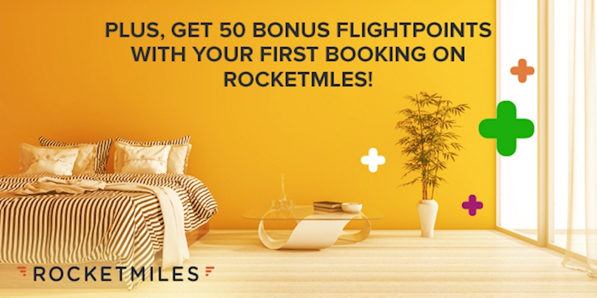 Plus, Get 50 Bonus FlightPoints with your first booking on