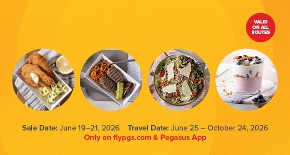 Pegasus Cafe Pre-Flight Meal Order Campaign
