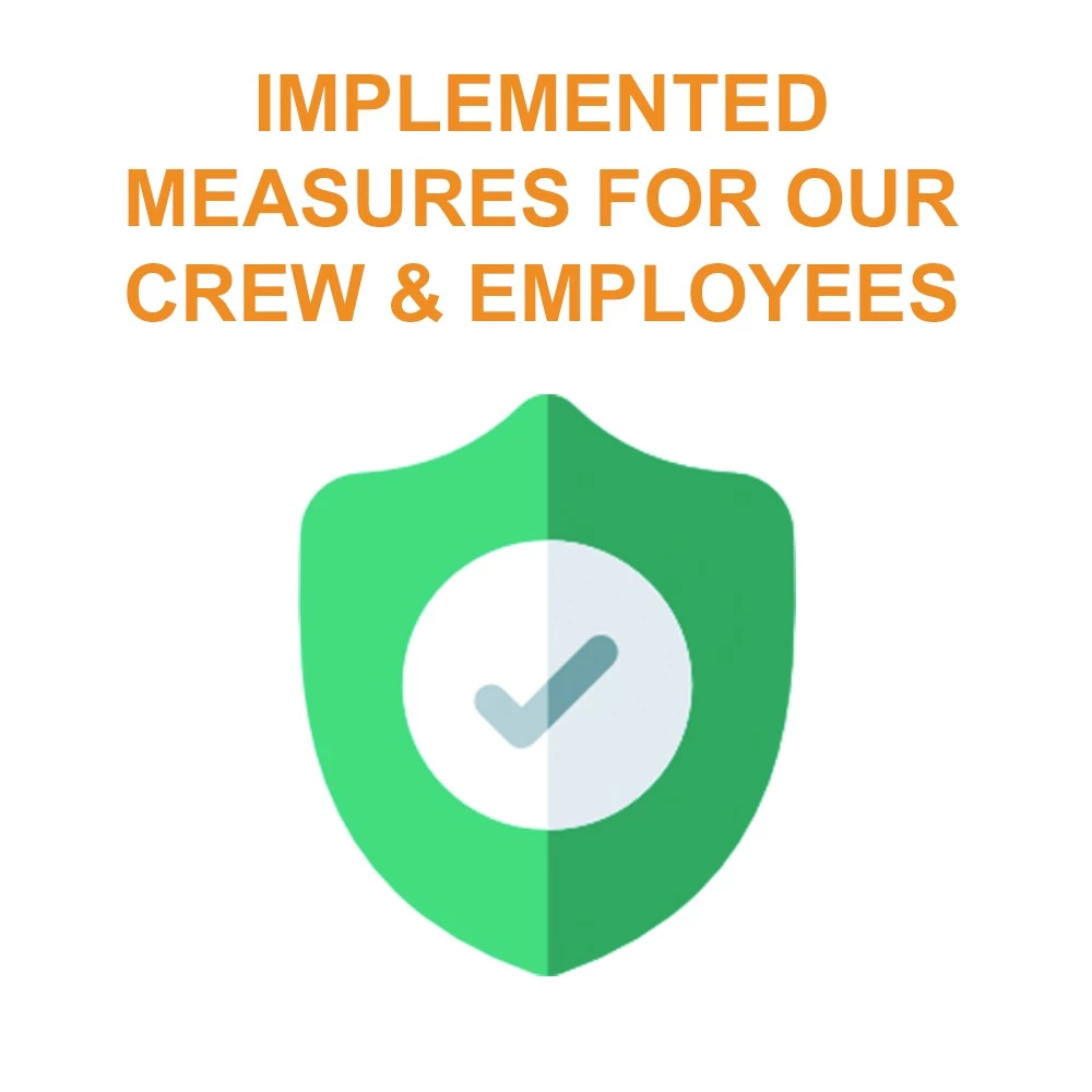 implemented measures for crew - employees