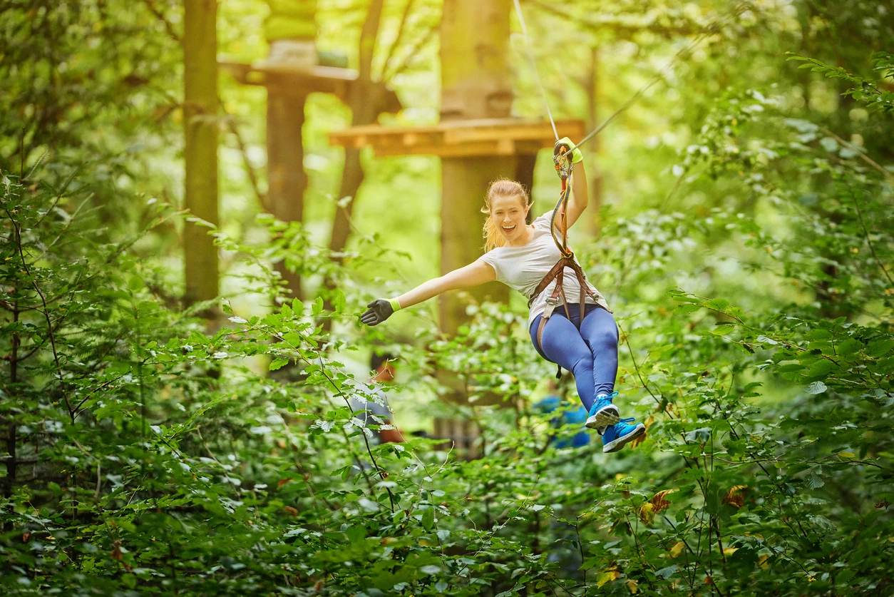 What is Zip Lining? » Inspire African Safaris