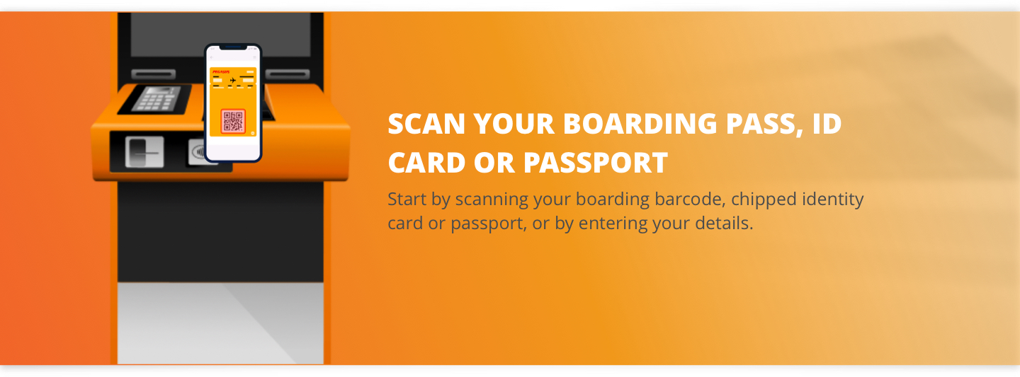 Scanning boarding pass