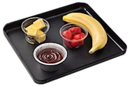 Fonduta di cioccolato con salsa di frutta