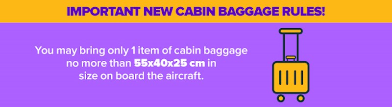 cabin baggage rule