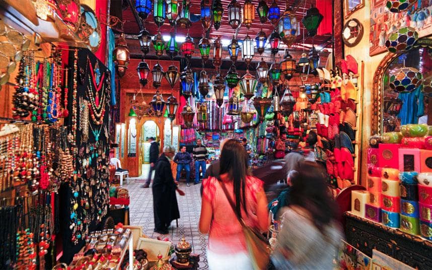 shopping in Morocco